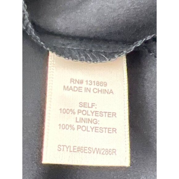 Inspired Hearts Women Black Satin Halter Dress with Cut-Out on Back Size L - Picture 13 of 13